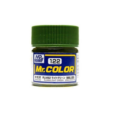 Mr Hobby (Gunze) C122 Mr Color Semi Gloss RLM82 Light Green Lacquer Paint 10ml
